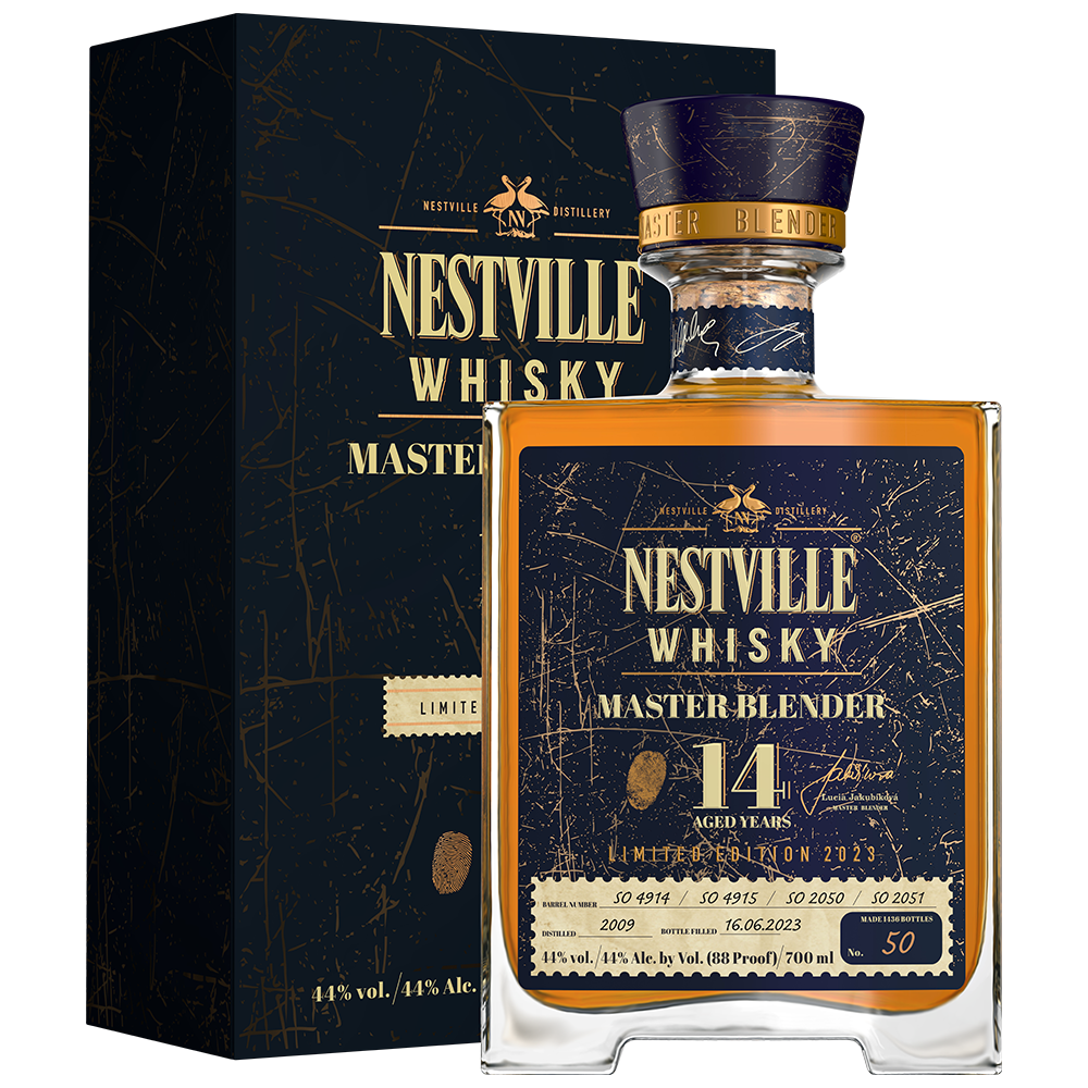 Nestville Whisky Master Blender 2023 14 ro�n� 44% 0,7L