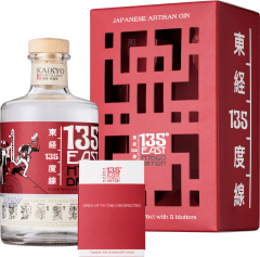 135 East Hyogo Dry Gin + sada kartiiek 42% 0,7l