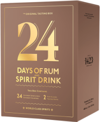 24 Days of Rum - Rumov kalendr 2025 + 2 pohre 41,3% 0,48l (darekov balenie 2 pohre)
