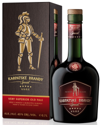 Karpatsk� Brandy �peci�l v kart�niku 40% 0,7l