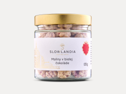 SLOWLANDIA � Maliny v bielej �okol�de 120 g