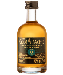 The GlenAllachie 8 ron Speyside Single Malt Mini 46% 0,05l