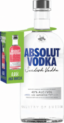 Absolut 0,7l 40% + Absolut Grapefruit 0,05l 40%