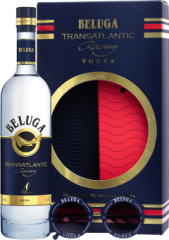 Beluga Transatlantic Racing + slnen okuliare 40% 0,7l (darekov balenie kazeta)