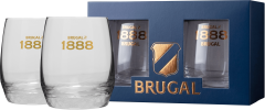 Brugal dar�ekov� balenie 2 poh�rov 0,44l (dar�ekov� balenie kazeta)