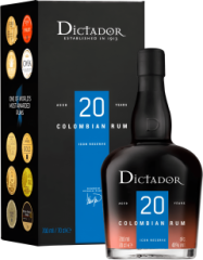 Dictador 20 ron v kartniku 40% 0,7l