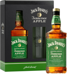 Jack Daniels Apple  darekov set s long drink pohrom 35% 0,7l (darekov balenie 1 pohr)
