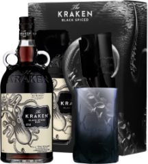 Kraken Black Spiced Rum + pohr 40% 1l (darekov balenie 1 pohr)