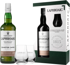 Laphroaig Quarter Cask + 2 pohre 48% 0,7l (darekov balenie 2 pohre)