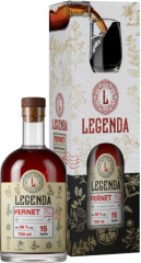 Legenda Fernet + pohr 38% 0,7l (darekov balenie 1 pohr)