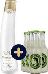Mamont Vodka + 4x Thomas Henry Bitter Lemon zadarmo (set 1 x 0.7 l, 4 x 0.2 l)