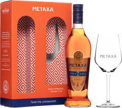 Metaxa 7* + pohr 40% 0,7l (darekov balenie 1 pohr)