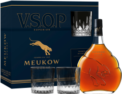 Meukow VSOP Superior + 2 pohre 40% 0,7l