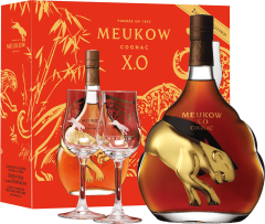 Meukow XO + 2 pohre 40% 0,7l