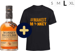 Monkey Shoulder + Triko pnske L (set 1 x 0.7 l)