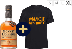 Monkey Shoulder + Triko pnske XL (set 1 x 0.7 l)
