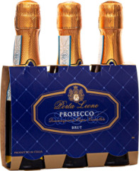 Porta Leone Prosecco Spumante DOC Brut 3 x 0,2l 11% 0,75l