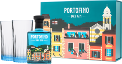 Portofino Dry Gin 0,5 l + 2 pohre 43% (darekov balenie 2 pohre)