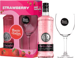 Puerto de Indias Strawberry + pohr 37,5% 0,7l (darekov balenie 1 pohr)