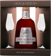 Ron Quorhum 23 + 2 pohre 40% 0,7l (darekov balenie 2 pohre)