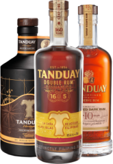 Ser Tanduay Double + 10 ron + Heritage (set 1 x 0.7 l, 1 x 0.7 l, 1 x 0.7 l)