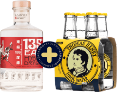 Set 135� East Hyogo Dry Gin + 4 pack Thomas Henry Tonic Water Zadarmo (set 1 x 0.7 l, 1 x 0.8 l)