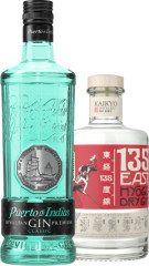 Set 135 East Hyogo Dry Gin + Puerto de Indias Classic (set 1 x 0.7 l, 1 x 0.7 l)