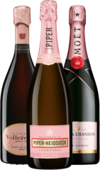 Set 3x Champagne Ros (set 1 x 0.75 l, 1 x 0.75 l, 1 x 0.75 l)