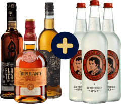 Set 3x Spiced rum + 3x Thomas Henry 0,75 l zadarmo (set 1 x 0.7 l, 1 x 0.7 l, 1 x 0.7 l, 3 x 0.75 l)