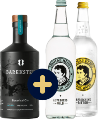 Set Bareksten Botanical Gin + 2x Thomas Henry 0,75 l zadarmo (set 1 x 0.7 l, 1 x 0.75 l, 1 x 0.75 l)