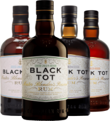 Set Black Tot Master Blender's Reserve 2022 + 2023 + 2024  (set 1 x 0.7 l, 1 x 0.7 l, 1 x 0.7 l)