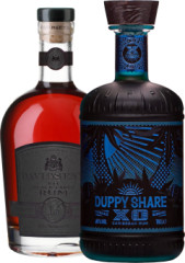 Set Davidsen's XO Black Label + The Duppy Share XO 1,4l (set 1 x 0.7 l, 1 x 0.7 l)