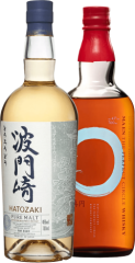 Set Hatozaki Japanese Pure Malt + MAEN The Perfect Circle Whisky (set 1 x 0.7 l, 1 x 0.7 l)