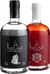 Set Hern Navy Strenght Gin + Sloe Gin (set 1 x 0.5 l, 1 x 0.5 l)