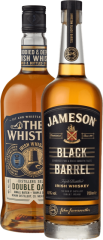 Set Jameson Black Barrel + The Whistler Double Oaked (set 2 x 0.7 l)