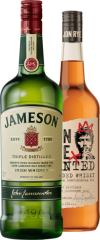 Set Jon Rye Wanted + Jameson (set 1 x 0.7 l, 1 x 0.7 l)