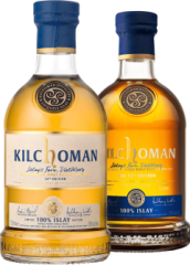 Set Kilchoman 100 % Islay Edition 2023 + 2024 (set 1 x 0.7 l, 1 x 0.7 l)