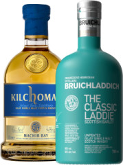 Set Kilchoman Machir Bay + Bruichladdich The Classic Laddie 1,4l (set 1 x 0.7 l, 1 x 0.7 l)