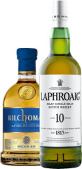 Set Kilchoman Machir Bay + Laphroaig 10 ron (set 1 x 0.7 l, 1 x 0.7 l)