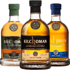 Set Kilchoman Uniquely Islay + Loch Gorm 2024 + 100 % Islay 2023 (3 x 0.7 l)