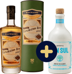 Set MacNair's Exploration Jamaica Peated + Gin Sul zadarmo (set 1 x 0.7 l, 1 x 0.5 l)