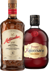 Set Pampero Aniversario + Matusalem Gran Reserva 15 1,4l (set 1 x 0.7 l, 1 x 0.7 l)