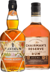 Set Plantation Barbados Grande Reserve + Chairman's Reserve 1,4l (set 1 x 0.7 l, 1 x 0.7 l)