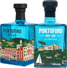 Set Portofino Gin + Portofino Dry Gin La Penisola (set 2 x 0.5 l)
