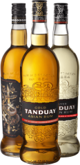 Set Tanduay Silver + Gold + Spiced (set 1 x 0.7 l, 1 x 0.7 l, 1 x 0.7 l)