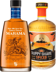 Set The Duppy Share Spiced + Marama Origins Indonesian 1,4l (set 1 x 0.7 l, 1 x 0.7 l)