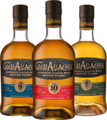 Set The GlenAllachie Hungarian Oak + Spanish Oak + Scottish Oak (3 x 0.7 l)