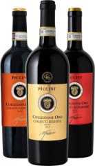 Set vn Piccini Collezione Oro Chianti  (set 1 x 0.75 l, 1 x 0.75 l, 1 x 0.75 l)