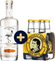 Sir Edmond Gin + 4x Thomas Henry Tonic Water zadarmo (set 1 x 0.7 l, 1 x 0.8 l)