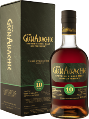 The GlenAllachie 10 ron Cask Strength Batch 10 58,6% 0,7l